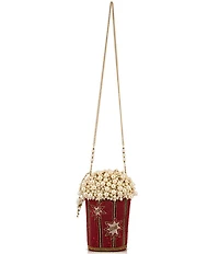 Mary Frances Movie Night Beaded Novelty Crossbody Bag