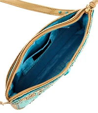 Mary Frances New Day Beaded Western Crossbody Bag