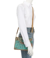 Mary Frances New Day Beaded Western Crossbody Bag