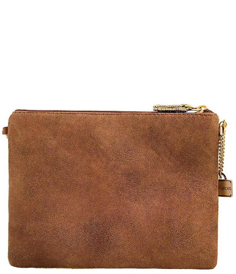 Mary Frances On the Range Western Beaded Leather Mini Crossbody Bag