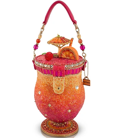 Mary Frances Paradise Punch Tropical Drink Top Handle Bag