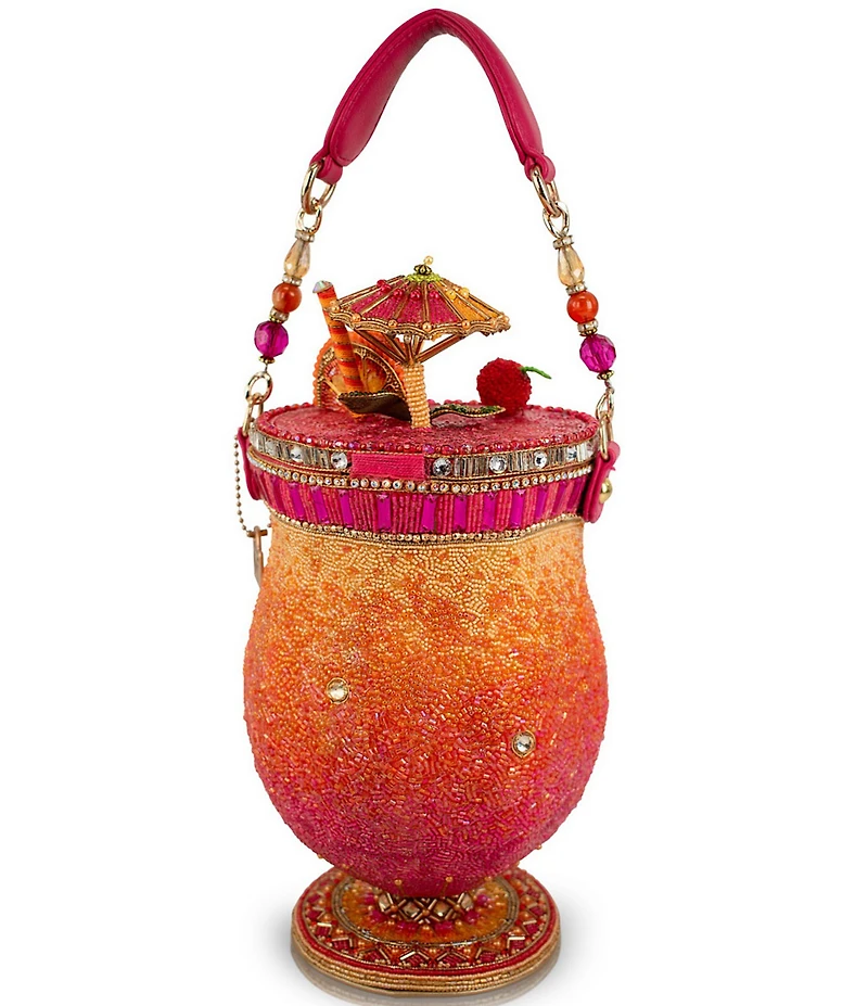 Mary Frances Paradise Punch Tropical Drink Top Handle Bag