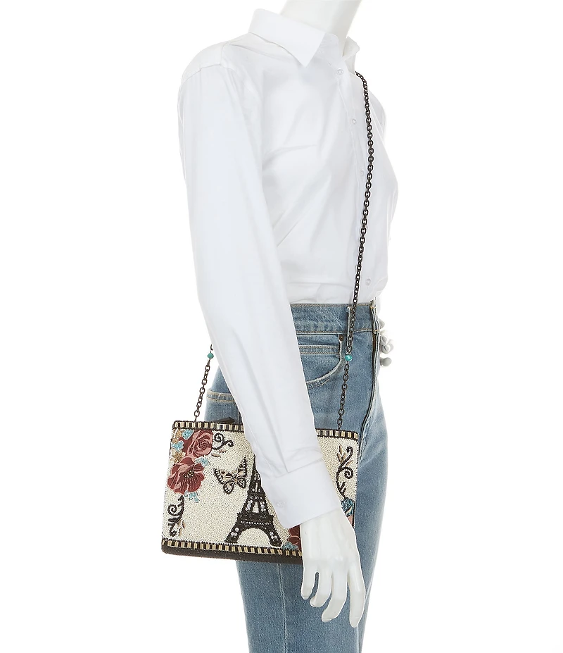 Mary Frances Parisian Beaded Crossbody Bag
