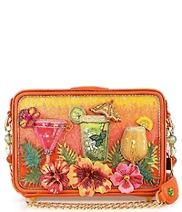 Mary Frances Relax And Rewind Beaded Resort Crossbody Bag
