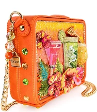 Mary Frances Relax And Rewind Beaded Resort Crossbody Bag