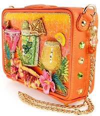 Mary Frances Relax And Rewind Beaded Resort Crossbody Bag