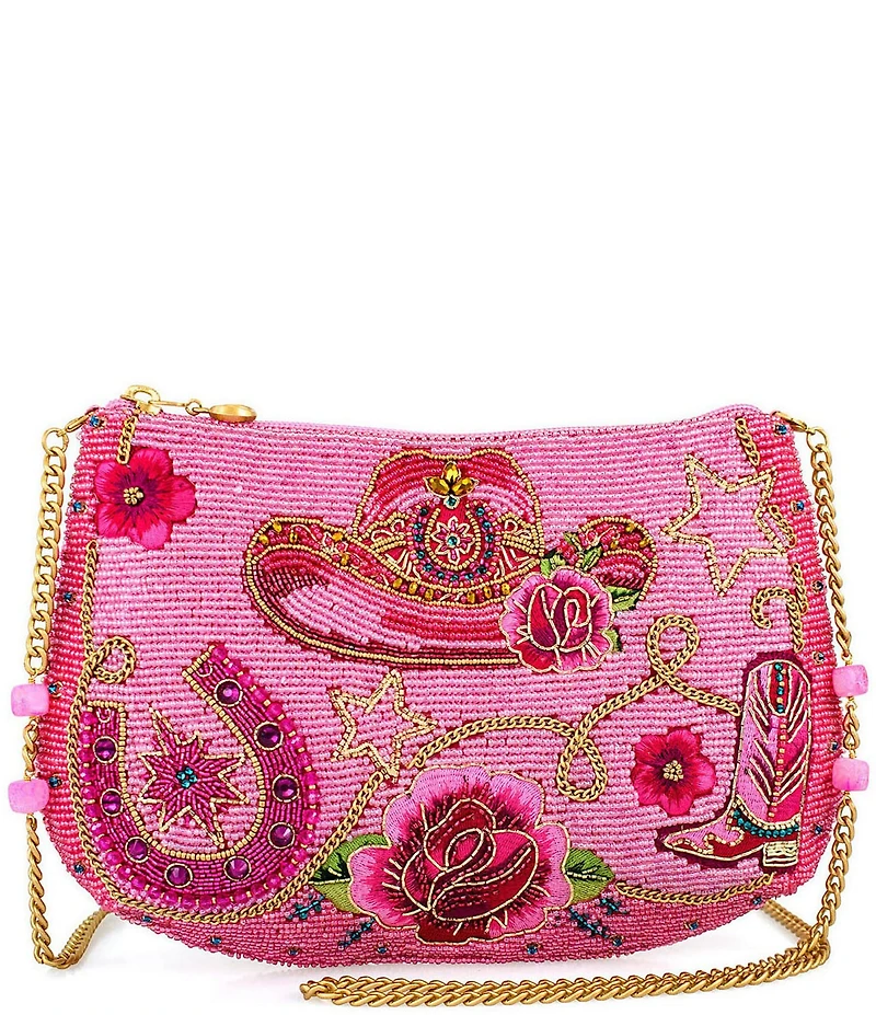 Mary Frances Rodeo Drive Beaded Crossbody Bag