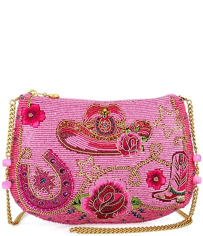 Mary Frances Rodeo Drive Beaded Crossbody Bag