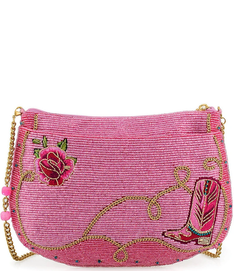 Mary Frances Rodeo Drive Beaded Crossbody Bag
