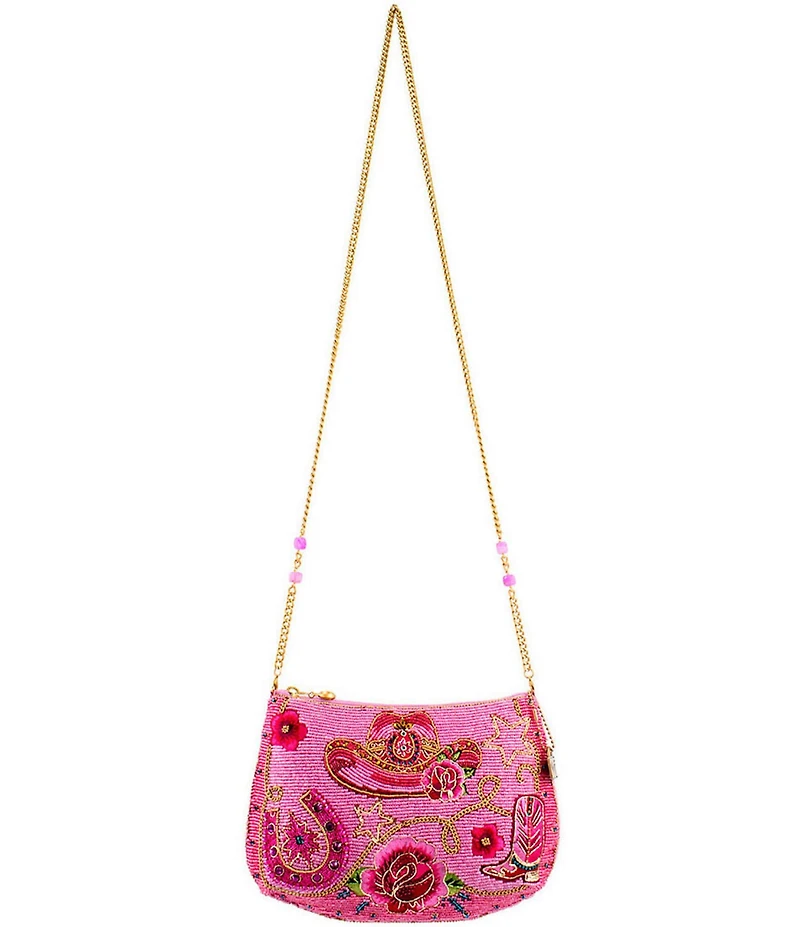 Mary Frances Rodeo Drive Beaded Crossbody Bag