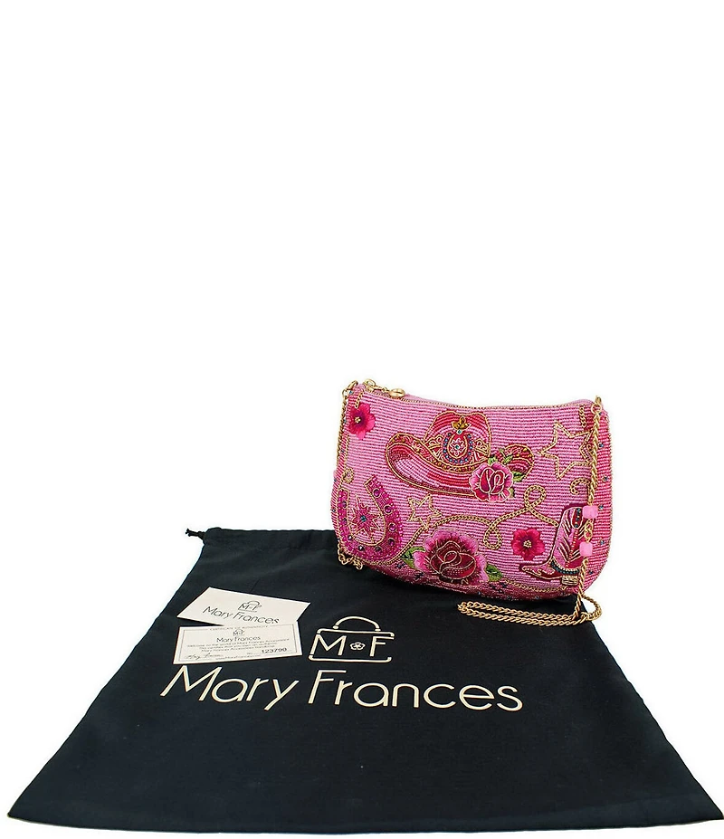 Mary Frances Rodeo Drive Beaded Crossbody Bag
