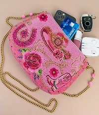 Mary Frances Rodeo Drive Beaded Crossbody Bag