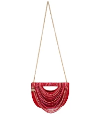 Mary Frances Ruby Chic Beaded Magnetic Snap Clutch