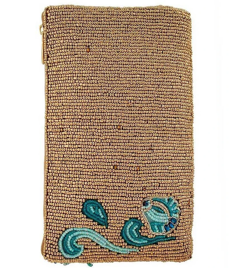 Mary Frances Sail Away Beaded Crossbody Phone Bag