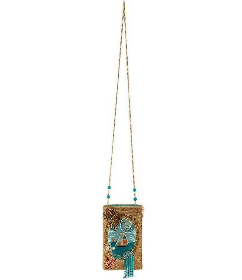 Mary Frances Sail Away Beaded Crossbody Phone Bag