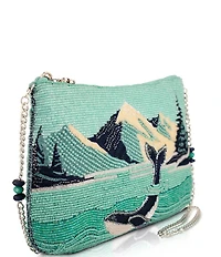Mary Frances Sea To Sky Beaded Crossbody Handbag