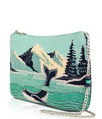 Mary Frances Sea To Sky Beaded Crossbody Handbag