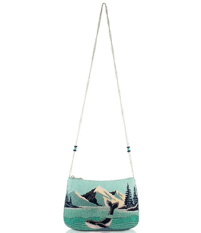 Mary Frances Sea To Sky Beaded Crossbody Handbag