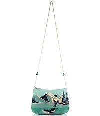 Mary Frances Sea To Sky Beaded Crossbody Handbag
