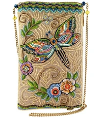 Mary Frances Soaring Spirit Crossbody Beaded Phone Bag