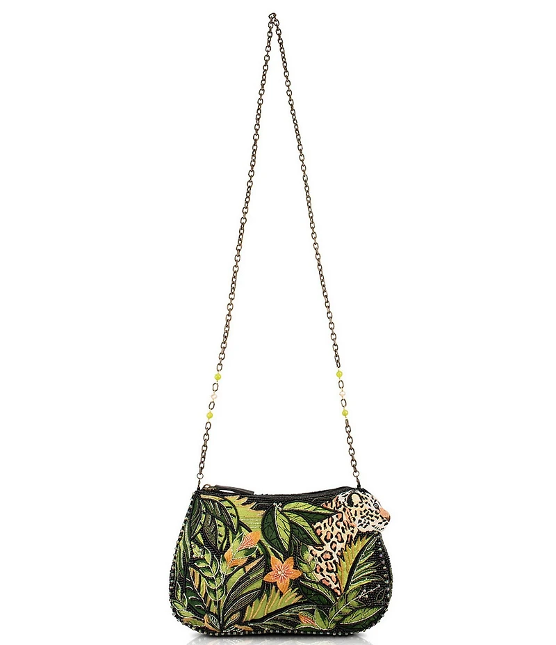 Mary Frances Spot On Beaded Jungle Inspired Novelty Crossbody Bag