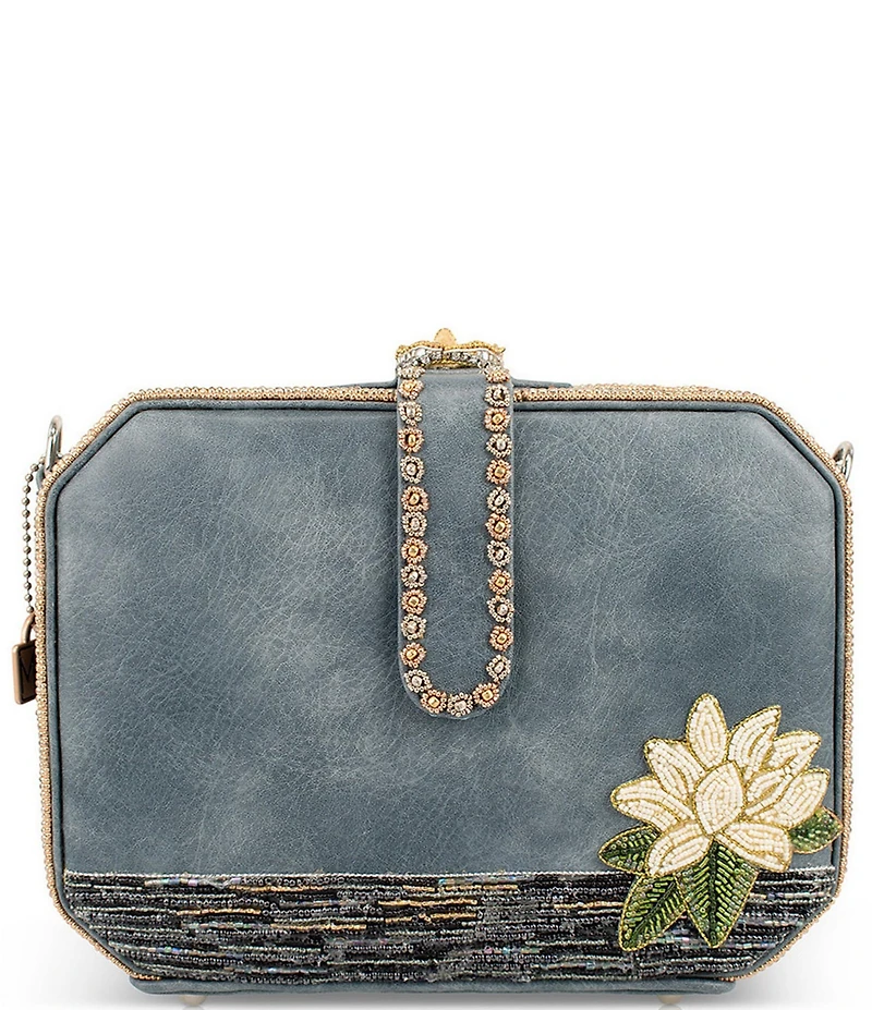 Mary Frances Swan Princess Beaded Crossbody Bag