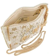 Mary Frances Toast Of The Town Beaded Crossbody Bag