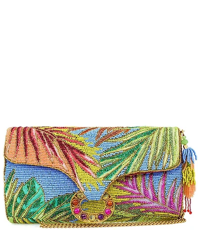 Mary Frances Tropics Beaded Crossbody Bag