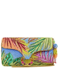 Mary Frances Tropics Beaded Crossbody Bag