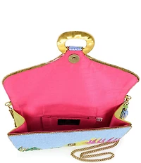 Mary Frances Tropics Beaded Crossbody Bag