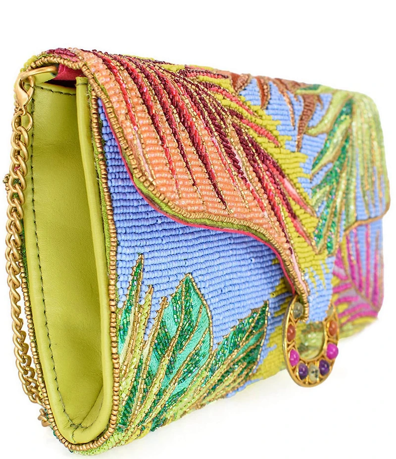 Mary Frances Tropics Beaded Crossbody Bag