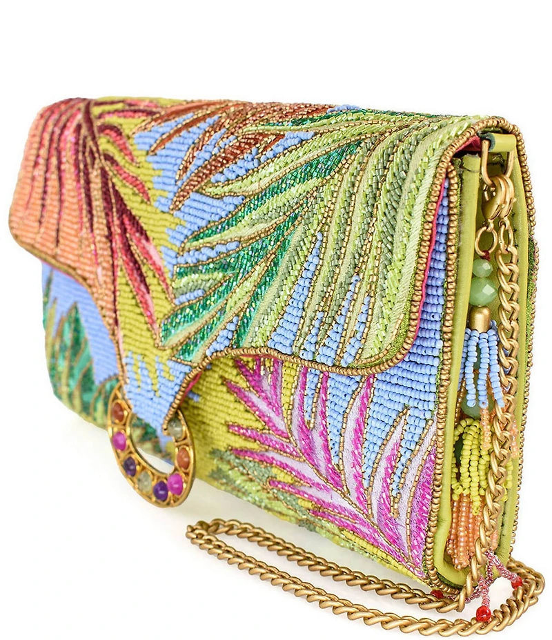 Mary Frances Tropics Beaded Crossbody Bag