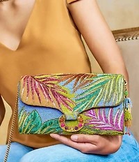 Mary Frances Tropics Beaded Crossbody Bag