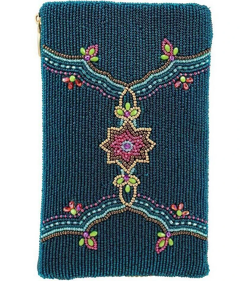 Mary Frances Venice Beaded Crossbody Phone Bag