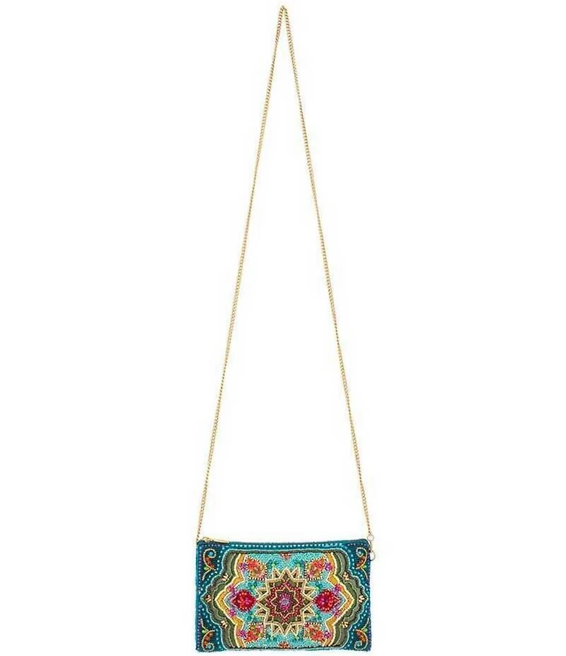Mary Frances Venice Beaded Crossbody Phone Bag
