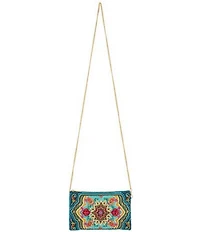 Mary Frances Venice Beaded Crossbody Phone Bag