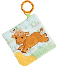 Mary Hetty Highland Cow Crinkle 6x6#double; Teether