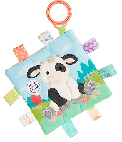 Mary Meyer Taggies Crinkle 6X6#double; Buttercup Cow Plush Toy