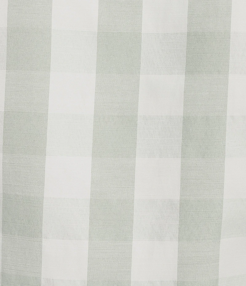 Mason's Daughter Andrea Coordinating Gingham Sweetheart Neck Button Front Linen Top