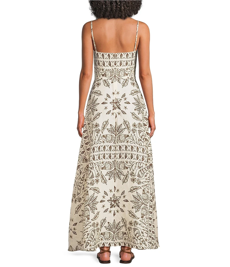 Mason's Daughter Ashtyn Maxi Printed A-Line Dress