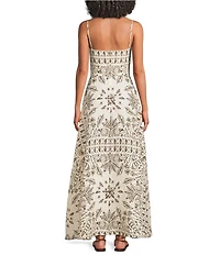 Mason's Daughter Ashtyn Maxi Printed A-Line Dress