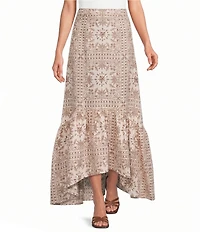 Mason's Daughter Blythe Maxi Asymmetrical Skirt