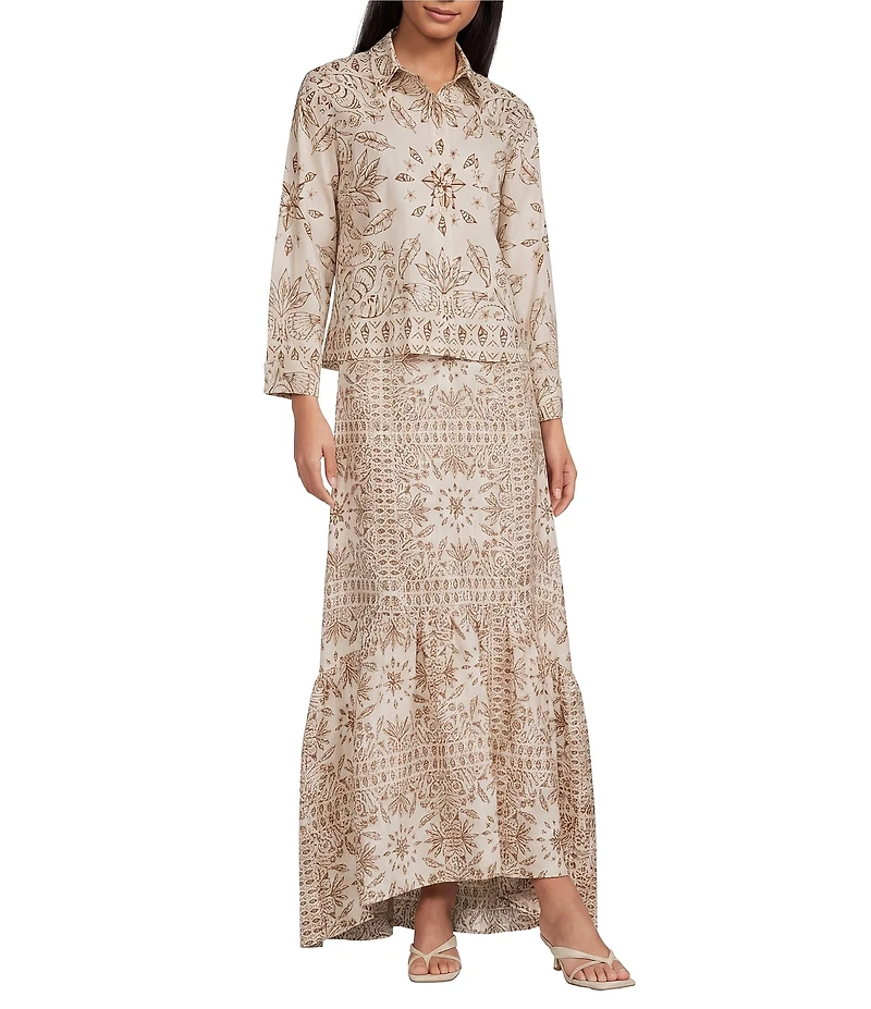 Mason's Daughter Blythe Maxi Asymmetrical Skirt