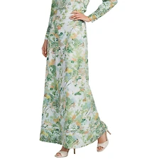 Mason's Daughter Chinoiserie Poplin Coordinating Maxi Skirt