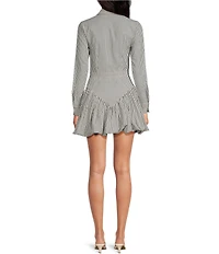 Mason's Daughter Harper Long Sleeve Striped Dress