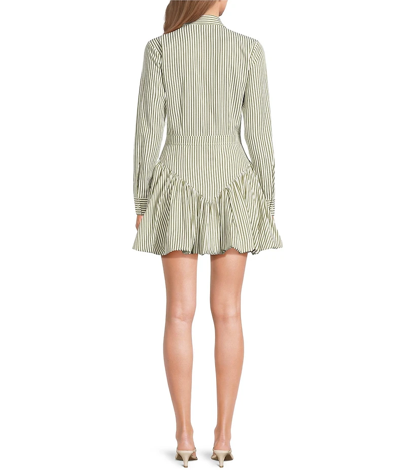 Mason's Daughter Harper Long Sleeve Striped Dress