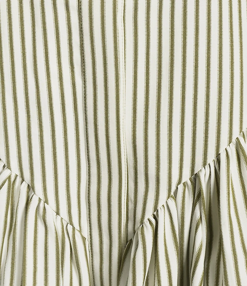 Mason's Daughter Harper Long Sleeve Striped Dress