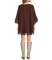 Mason's Daughter Kat Fringe Mini Dress