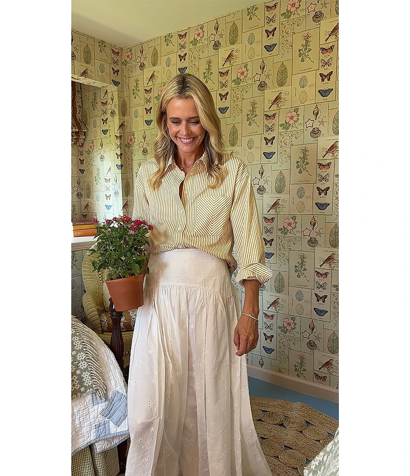 Mason's Daughter Matthew Stripe Button Down Shirt