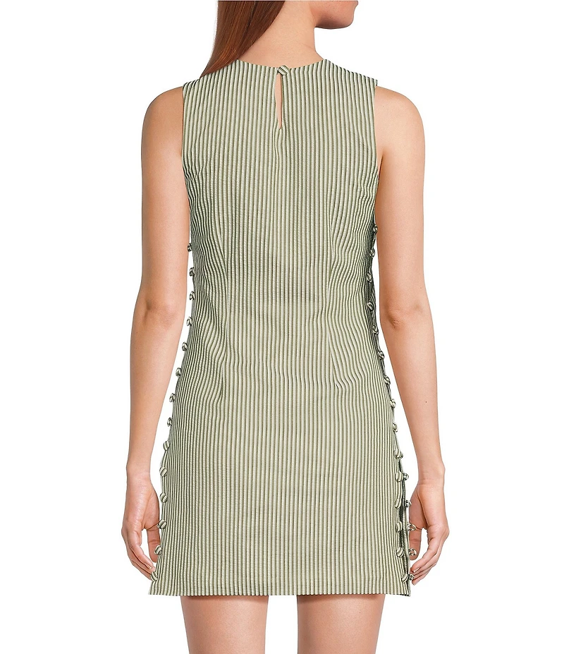 Mason's Daughter Meredith Seersucker Button Side Tunic Dress